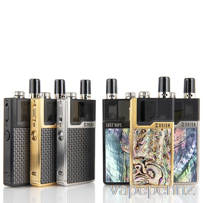 Lost Vape ORION 40W DNA GO Pod System Full Kit - Gold Frame - Carbon Fiber VAPE NZ